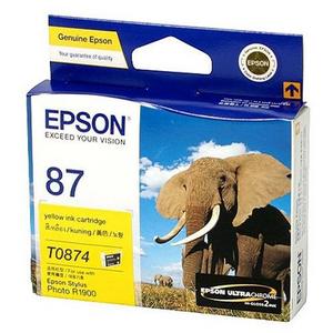 Mực in Epson 87 UltraChrome Hi-Gloss2 - Yellow Ink Cartridge (T087490)