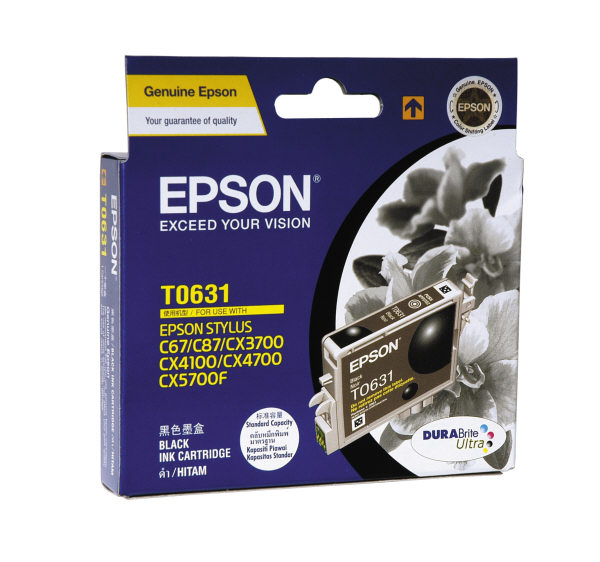 Mực in Epson T063190 Black Ink Cartridge (T063190)